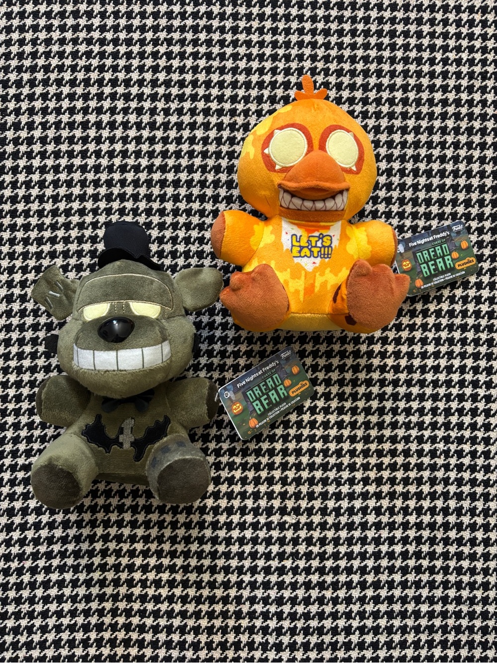 Funko | 2021 FNAF Plush Curse of Dreadbear Bundle | Jack-O-Chica + Dreadbear